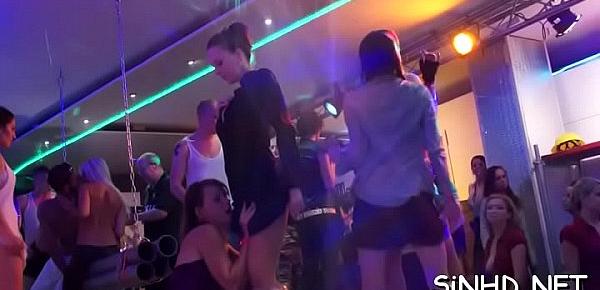  Heavenly wet cracks and rods are shared during orgy party